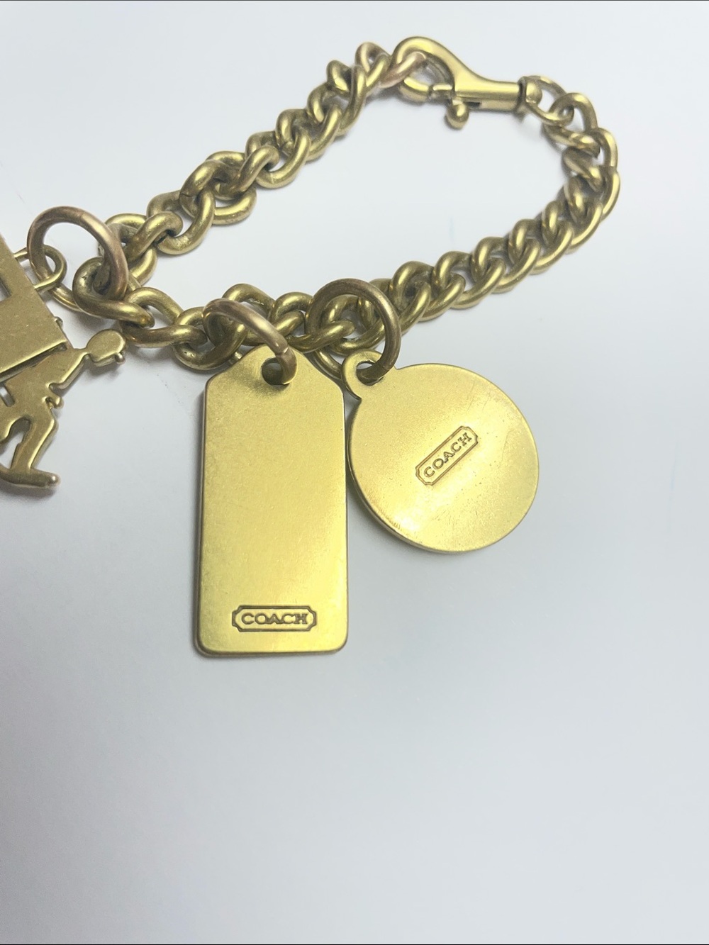 Coach Brass Bag Charm/Key Chain - Picture 4 of 5